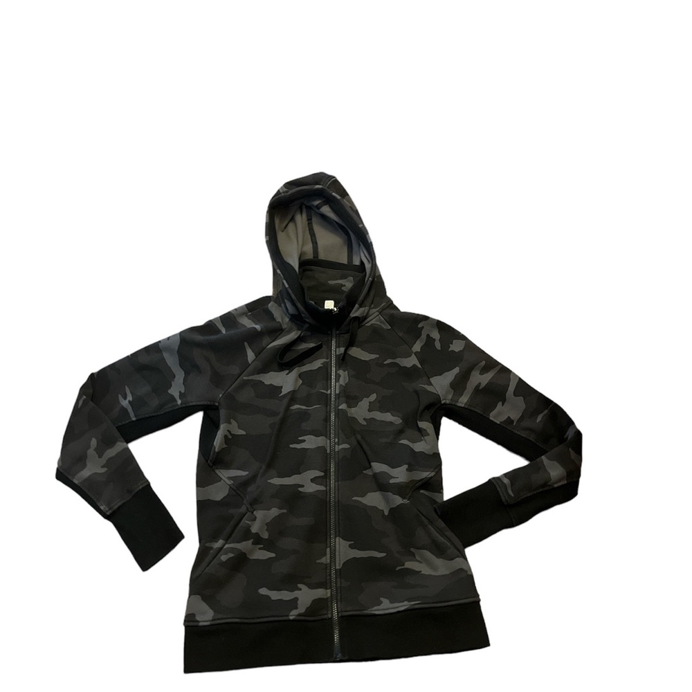 Athleta hooded camo jacket